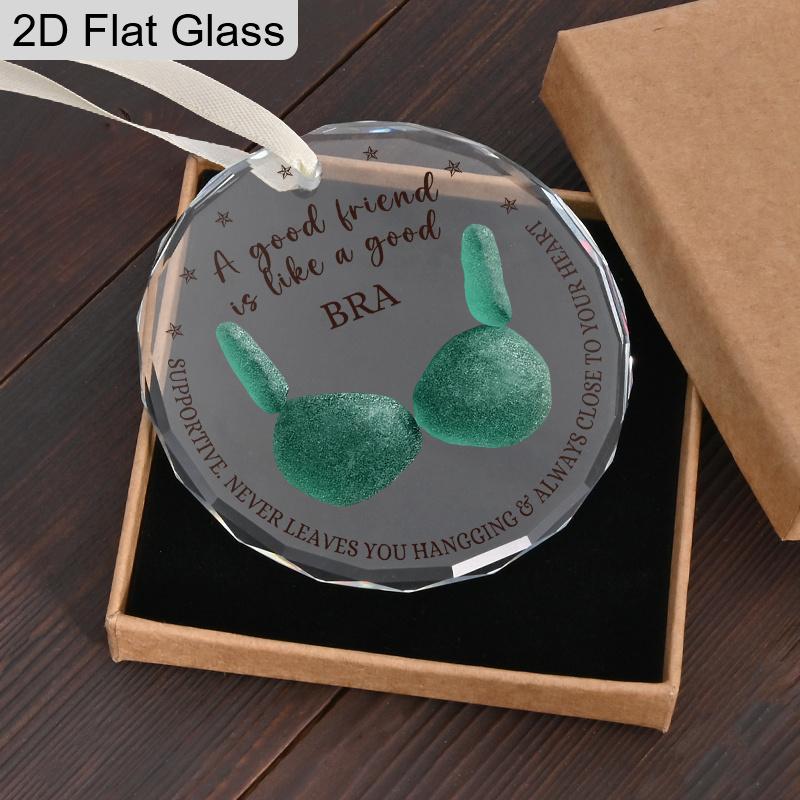 My Best Friend Ornament for Women, Friendship Christmas Ornament for Bestie: A Good Friend Is Like A Good Bra, Friendship Gifts, Funny for Adults