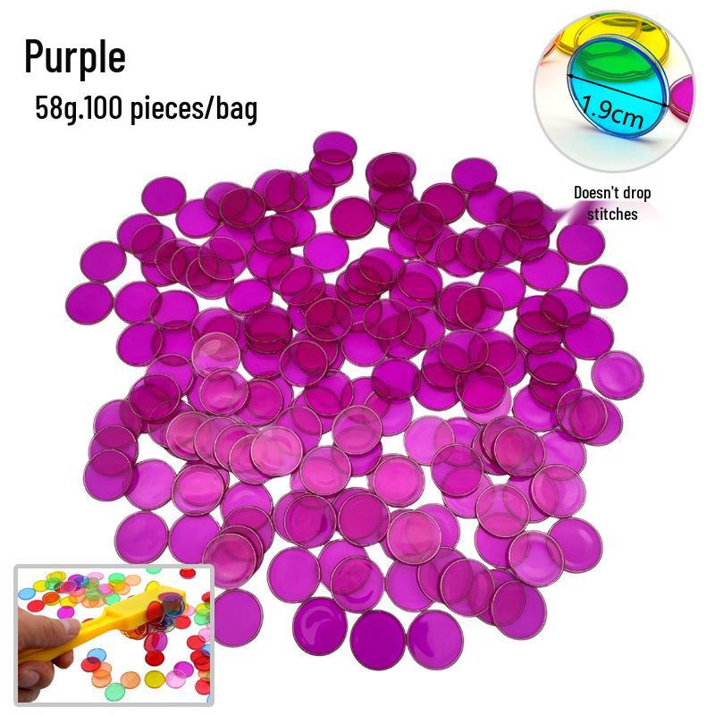 Magnetic Color-Matching Discs for Scientific Experiments and Teaching