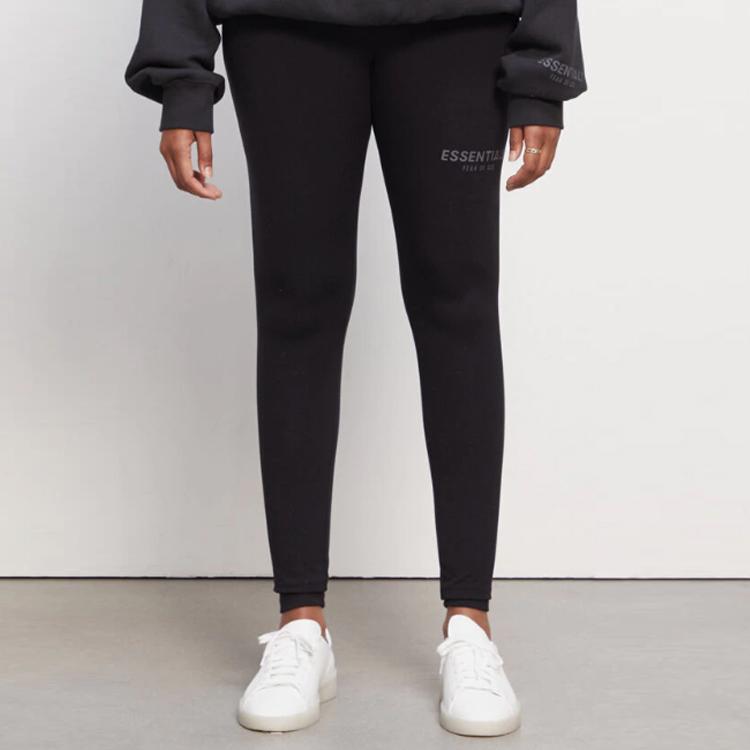Fear of God Essentials FW20 Leggings Casual Pants Unisex Bottoms Black FOG-FW20-181