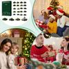 2D Acrylic Tank Calendar Advent Christmas Calendars 24-Day 2026 Collectible Advent Iconic Tank Ornament Calendar For Wall Window