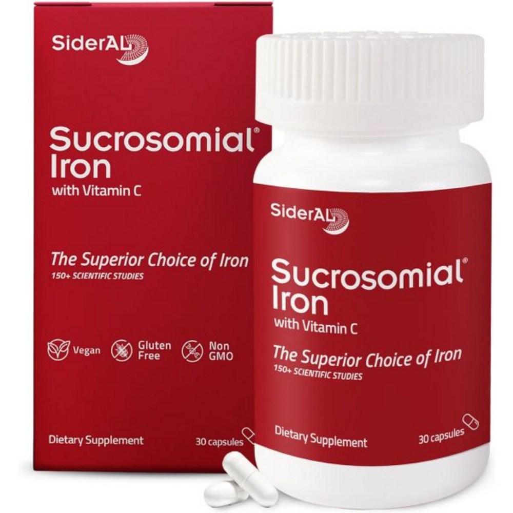 Cedar R Forte Sucrocimal Iron Supplement for Women and Men. Clinically proven, side-effect-free, gentle on the stomach, 7x improved