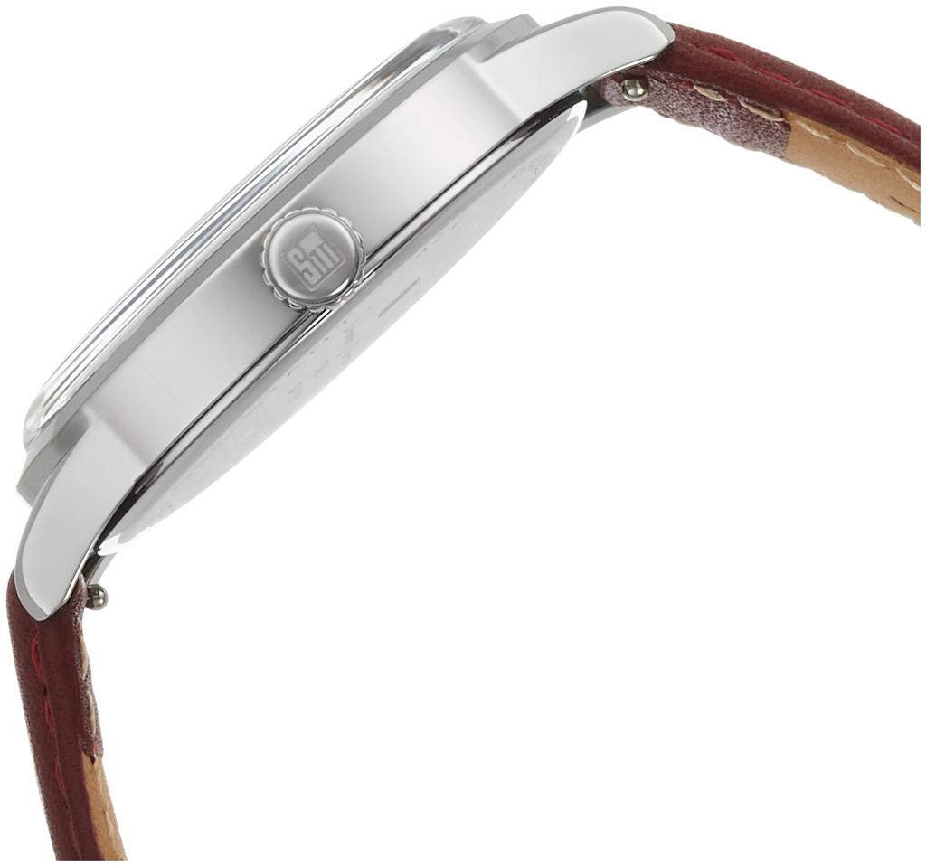 Salvatore Marra Watch with Interchangeable Authentic Red Men's Strap, SM17116-SSBL, Imported,