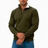 Men's Fall Half-Zip High Neck Long Sleeve Sweatshirt, Casual Pullover for Outdoor and Daily Wear