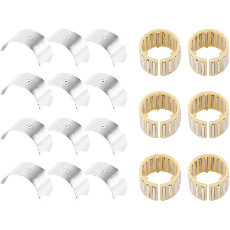 Zestaw 6 łożysk igiełkowych wałka mimośrodowego wałka rozrządu silnika Kompatybilny dla 00-18 X5 F15 E53/70 Zastępuje 11377615379