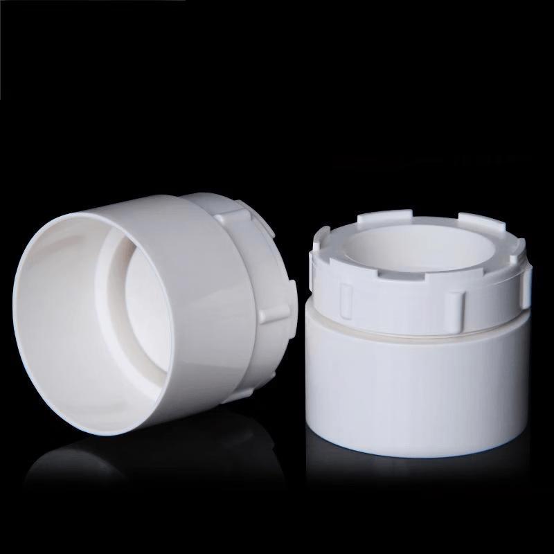 Zhucang 50mm PVC Drain Cleanout Plug, 10-Pack