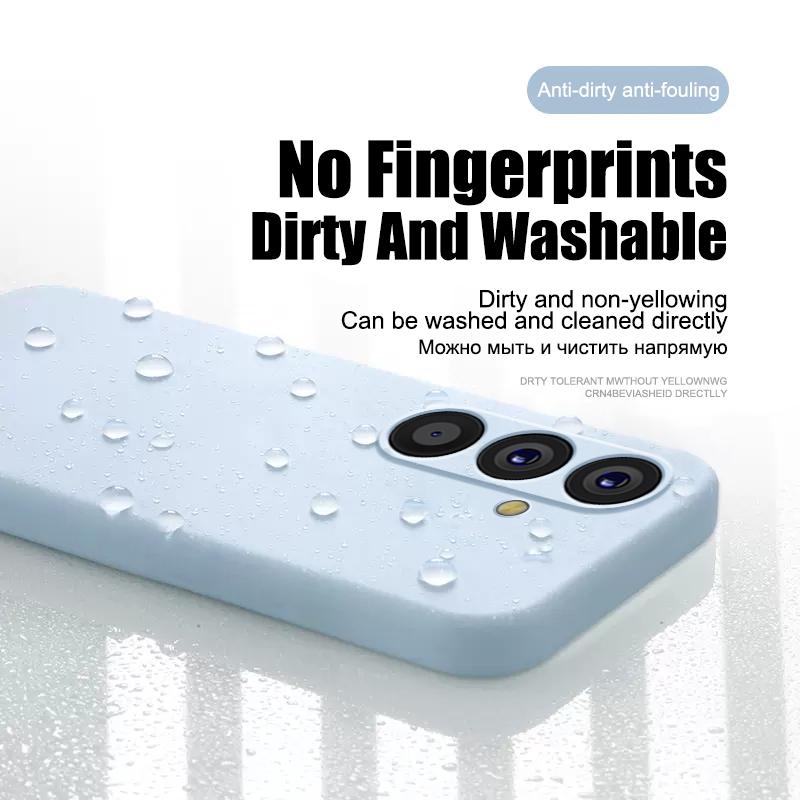 For For Samsung A54 5G Case Luxury Liquid Silicone Camera Lens Protector Soft Back Cover For Samsung Galaxy A54 A 54 5G Phone Cases