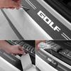 2026 Hot Sticker for VOLKSWAGEN R GTI Rline Passat Magotan CC Polo Golf Tiguan Jetta Car Door Sill Threshold Sticker Trunk Bumpe