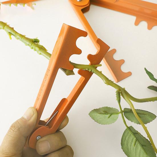 

Yousheng Rose Thorn Remover Прочный трудосберегающий инструмент для зачистки шипов роз Удобная ручка плоскогубцы для шипов роз для сада