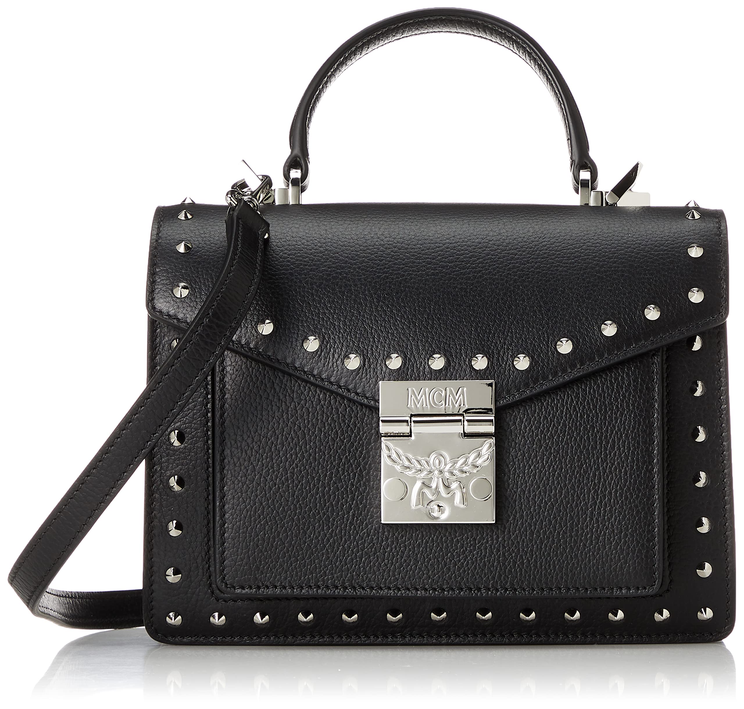 

Сумка-тоут MCM MWE8APA51 Чорна Жіноча [Код товару] чорний