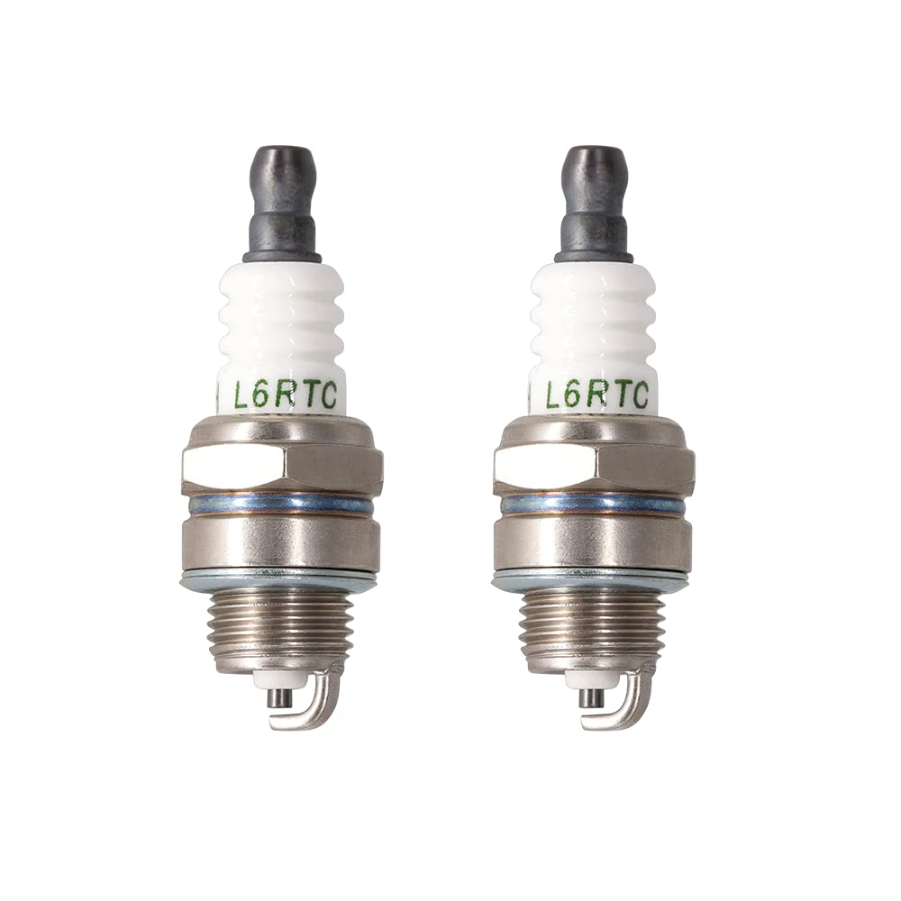 

2 Pcs TORCH L6RTC Generic Plug (Integrated Terminal) Replacement NGK [6726] BPMR6A Spark Plug,
