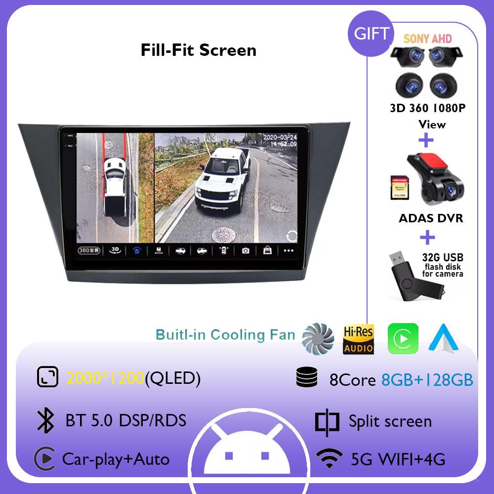 Radio auto Android 14 Pentru Toyota Prius Plus V Alpha 2012 - 2017 LHD Player Multimedia Navigație GPS DSP Carplay Auto Stereo