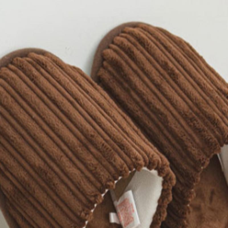 Daiso Stripe Blockage Living Room Shoes 220 240 Mm Brown