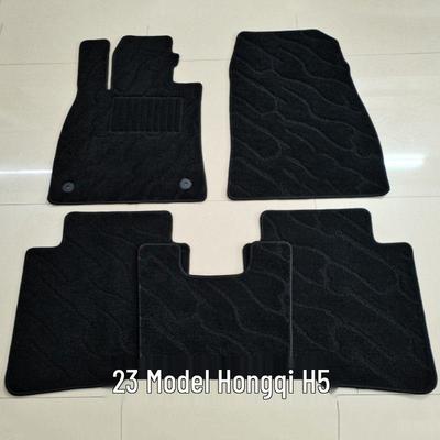 Compatible Car Floor Mats for Hongqi Models: H5, HS5, EQM5, HS3, H6, H9, HS7, HS9 - Plush Felt Carpet Style