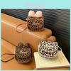 Cute Baby Crossbody Bag For Girls Pu Leather Leopard Pattern With Chain Strap For Daily Use