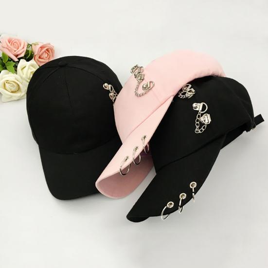 Cappello Sportivo da Donna Metallico alla Moda Hip-Hop da Baseball Anti-Luce UV per Esterno