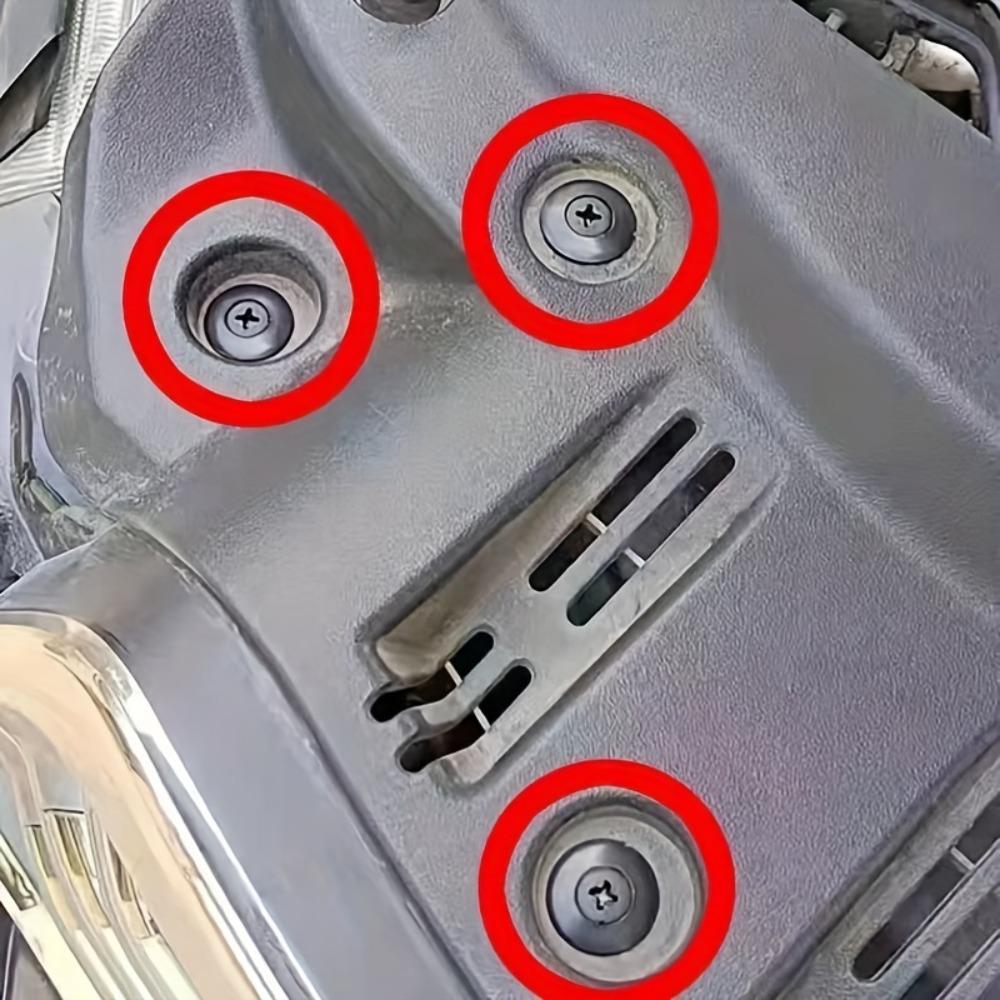 100pcs 8mm Black Plastic Rivet Car Fastener Clips Screw Bumper Fender for Toyota Focus Kia Nissan - Auto Body Repair Tools