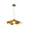 New Chinese Style All Copper Lotus Leaf Pendant Light Zen Inspired Living Room and Dining Room Lighting Creativity
