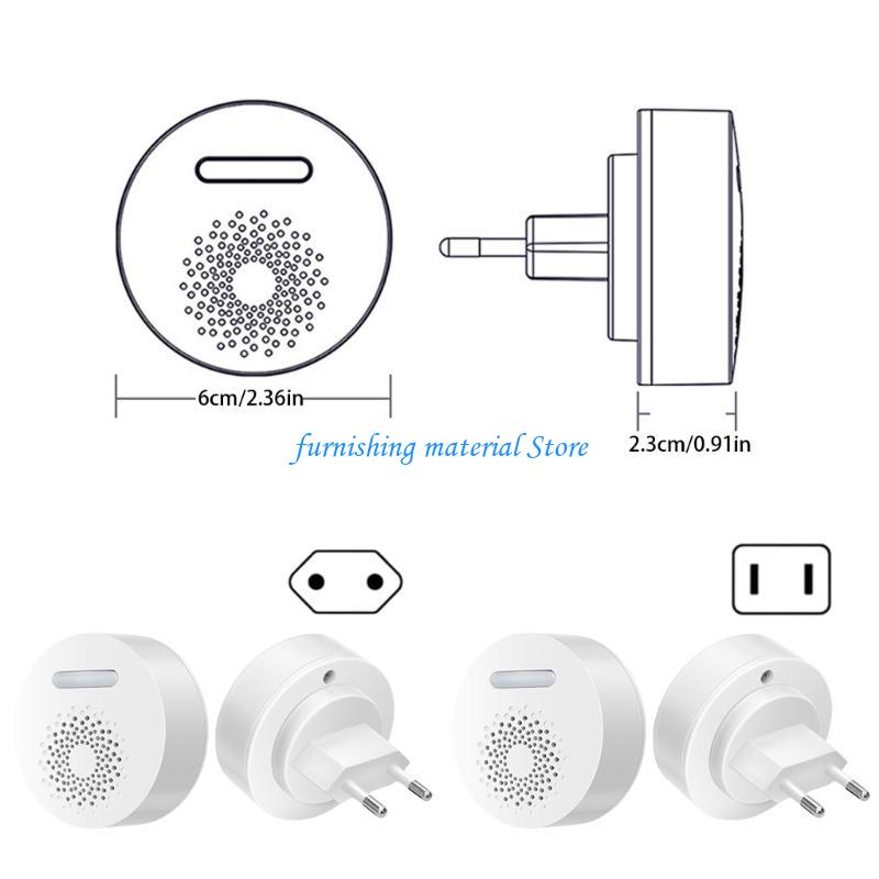 Y5GD Wireless Power Doorbell for Home Use Adjustable Volumes Long Ranges