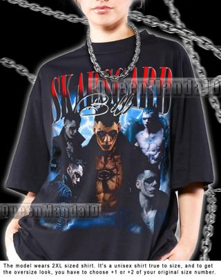 Bill Skarsgard Shirt Retro 90s Bootleg Movie Fan Tee Unisex Shirt KUS41