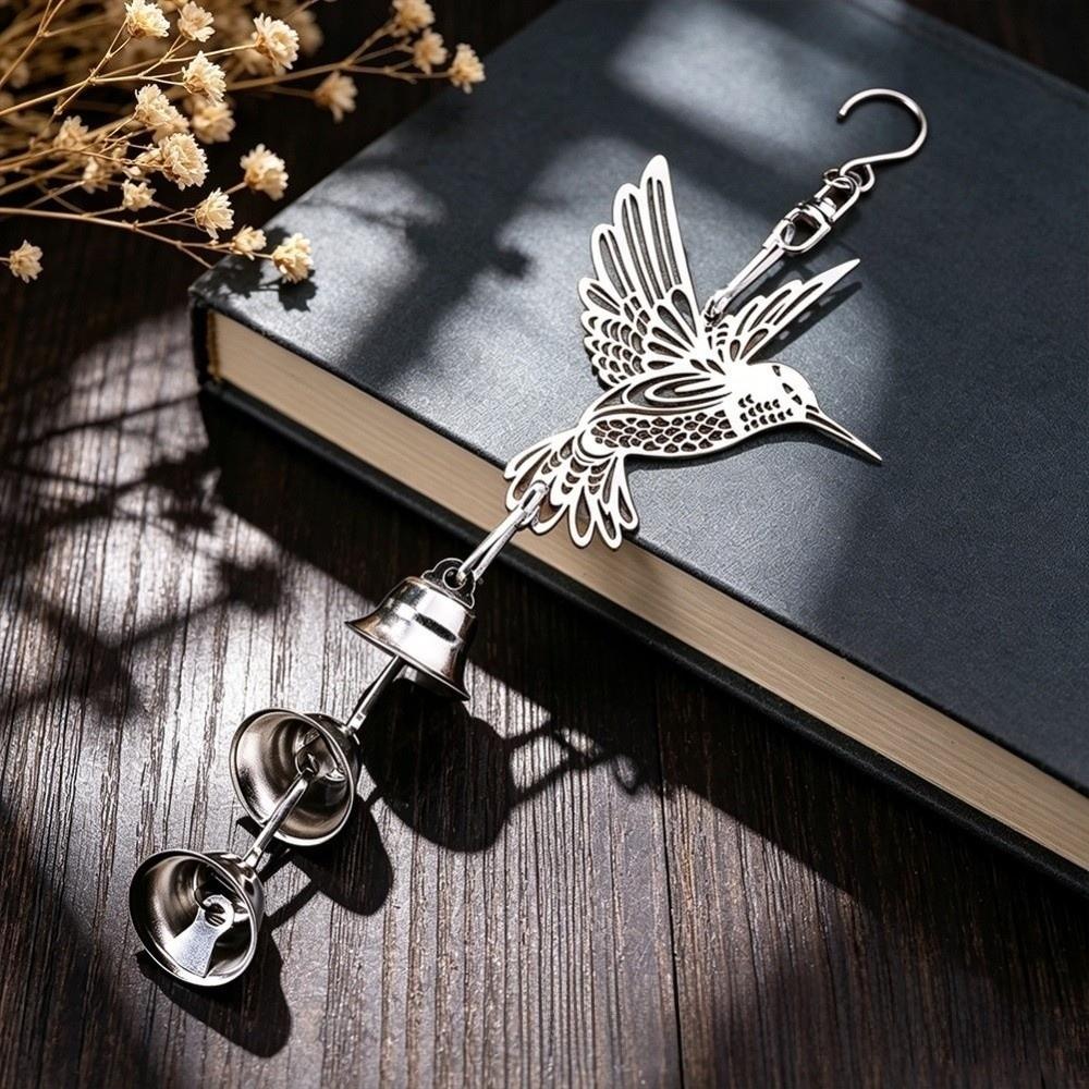 Garden Decor Hanging Wind Chime Hanging Pendant Hummingbird Wind Chimes Metal Bird Bell Tree Decor