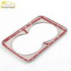 MG6 Rear Cup Holder Bright Ring: Stainless Steel Third Row Armrest Box Decorative Sticker for Car Accessories