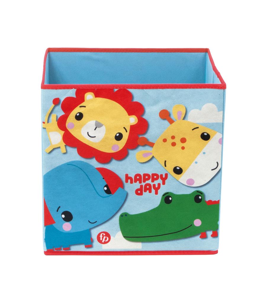 ARDITEX FP10301 MATTEL-Fisher-Price Textile Foldable Storage Cube 31x31x31cm