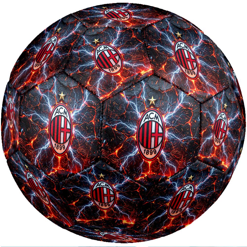 Pallone da calcio Tema AC Milan Taglia 5 Pallone da calcio Tocco Morbido Pallone da calcio per Allenamento Professionale per Sport all'Aperto