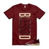 3 Bin 23 Team Red Burgundy Crush Coconut Milk PRM T Shirt Match VERTBLS