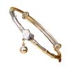 Zuyin 999.9 National Style Safe Ruyi Lock Bag Bamboo Knot Push Pull Bracelet Pure Silver Solid Ruyi Lock Valentine's Day Gift