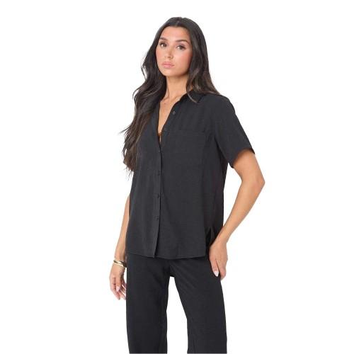 I Saw It First Womens/Ladies Crepe Boxy Oversized Shirt