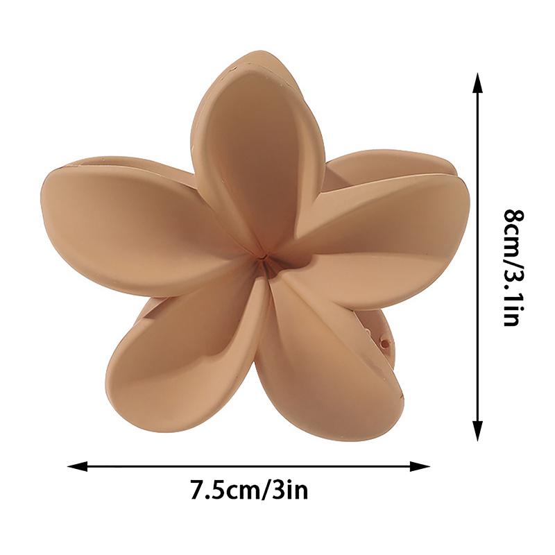Matte Flower Claw Clips Women Hair Claws Floral Cute Hair Accessories Hair Clips For Girls Sweet Clamp Barrettes