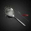 Stainless Steel Large Colander Fine Holes Skimmer Long Handle French Fries Strainer Home Gadget Kitchen Utensils Cooking Tools