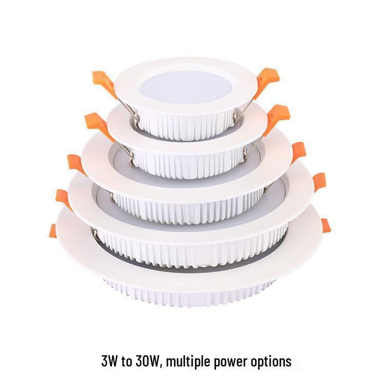 Ultradünner blendfreier und beschlagfreier LED-Einbaustrahler für Zuhause und Bekleidungsgeschäft - 4, 6, 8 Zoll mit schmalem Rahmen