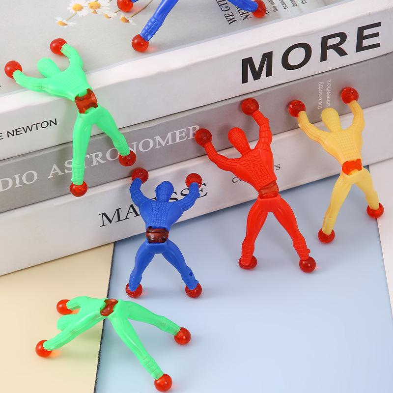 20Pcs Novelty Sticky Wall Climbing Climber Men Kids Boy Birthday Party Favors Supplies Pinata Fillers Treat Bag Goody3 Bag Gifts