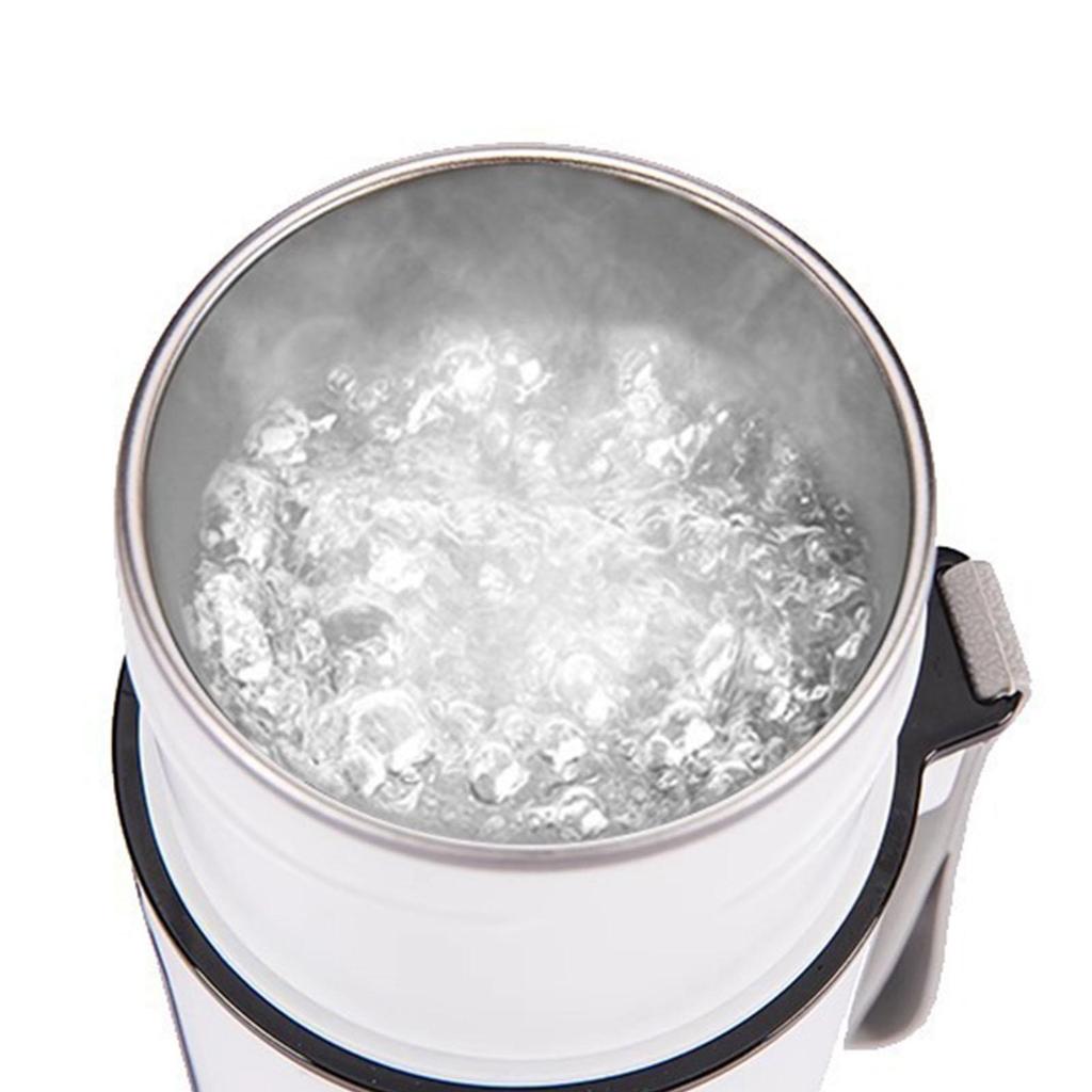 Compact Travel Car Kettle with Automatic Mixing & Overload Protection Electric Car Boiler Easy to Use for Hot Beverages