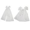 Stilvoller Strasssteine Schleifen Haarspange Mit Schleier Für Bräute Und Hochzeitsball Anlass Bequeme Polyester Haar Dekoration