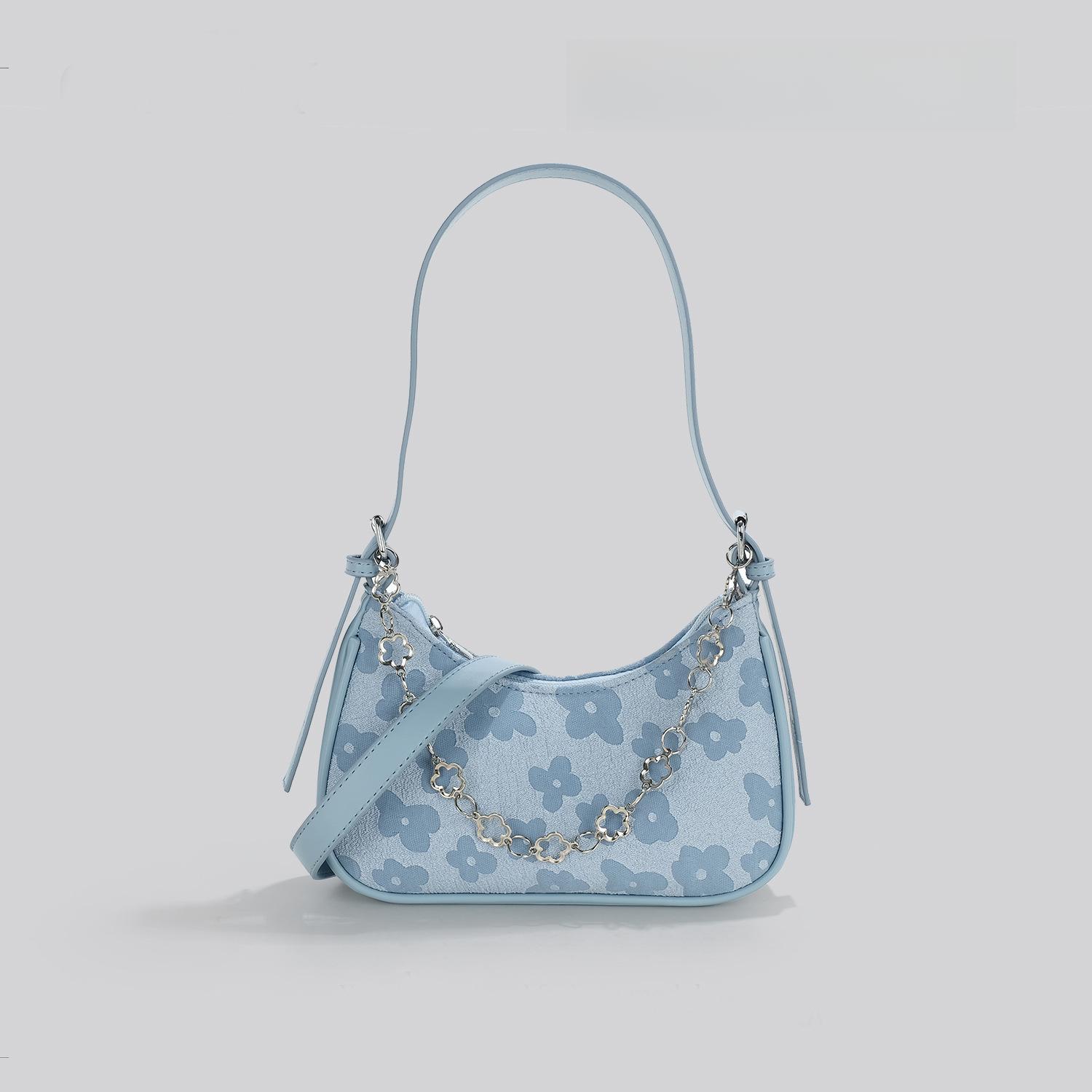 

Новая модная сумка через плечо, кроссбоди, подмышечная сумка светло-синий