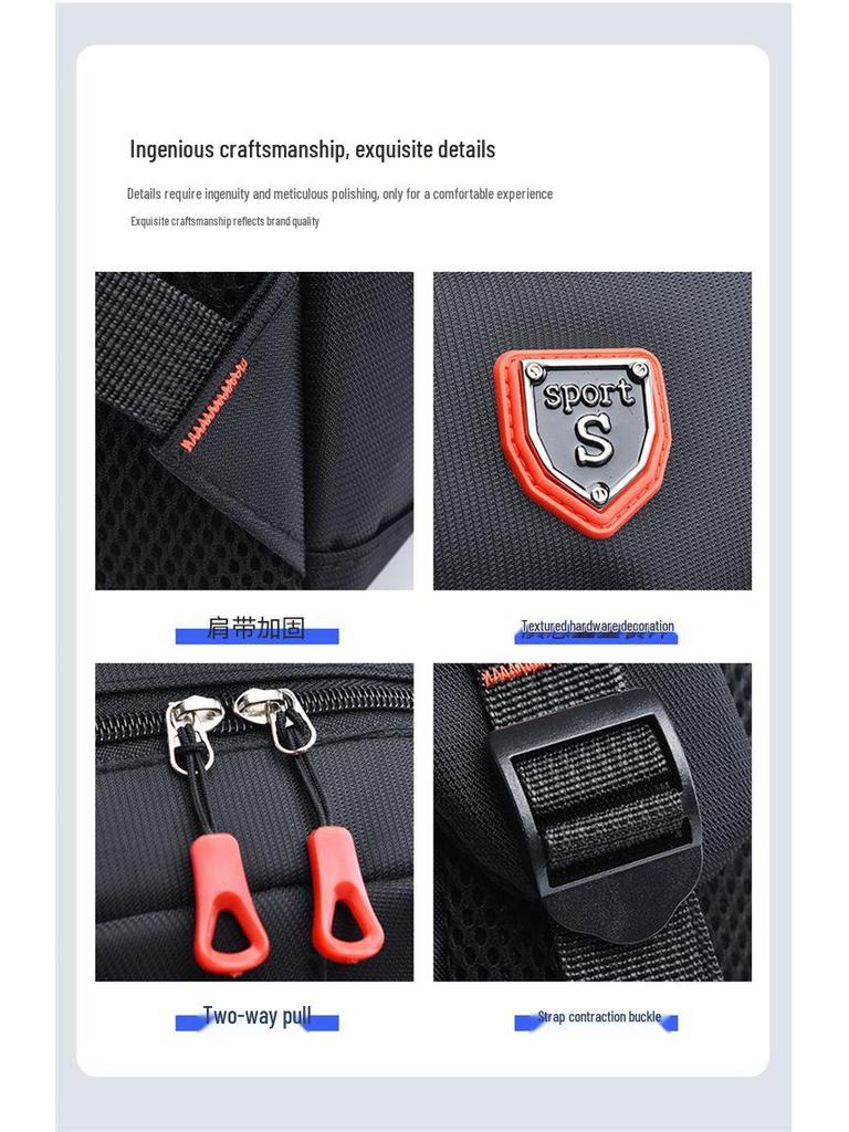 Simple Fashion Oxford Cloth Water-Repellent Laptop Backpack for Students and Travel