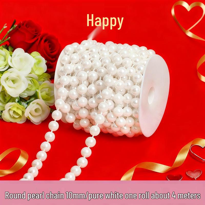 Wedding Decor: Imitation Pearl Bead String Curtain