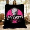 1 Stück Hellraiser Pinhead Outdoor-Decke Leichtes Flanell, Weich & Warm, Ganzjahresnutzung für Sofa, Outdoor, Camping, Wohnzimmer, Büro, Stuhl