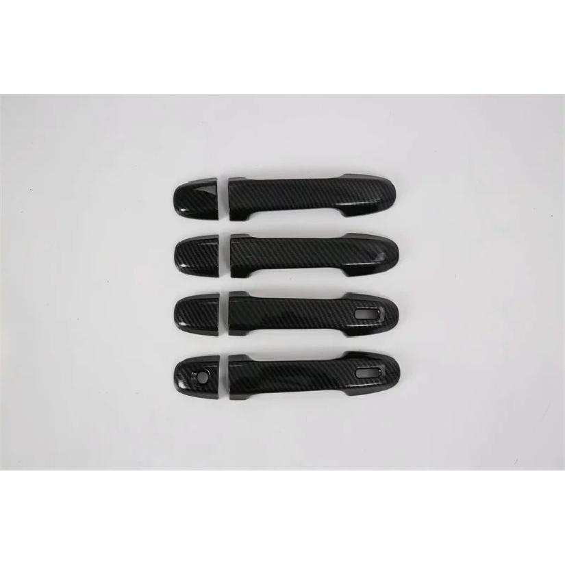 For Subaru Impreza 2017 2018 Auto Door Handle Cover Trims ABS Chrome Carbon Fiber Black Car Styling Accessories