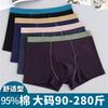 Men's Underwear Plus Size Loose Breathable Middle-aged and Young Students' Four Corner Shorts