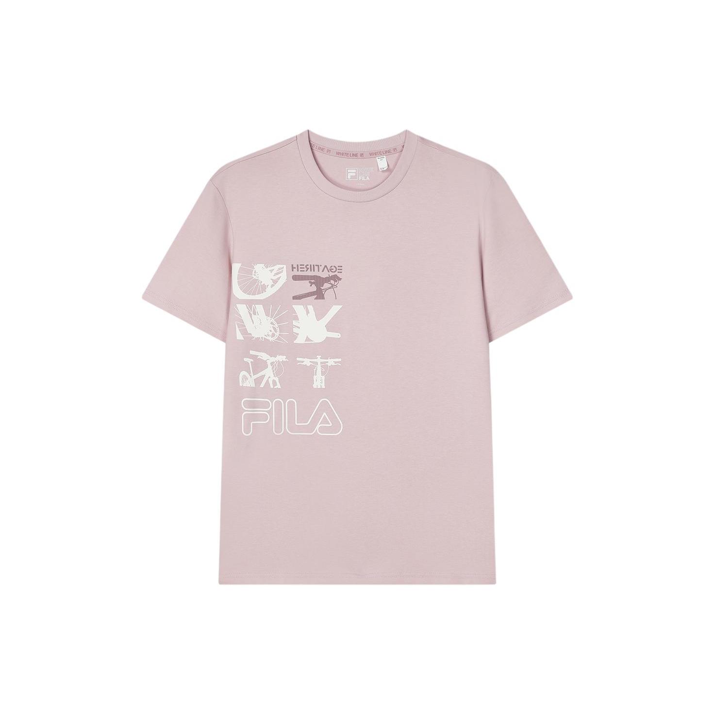 FILA T Shirt Men s Light Purple Red F11M418108F-PK L