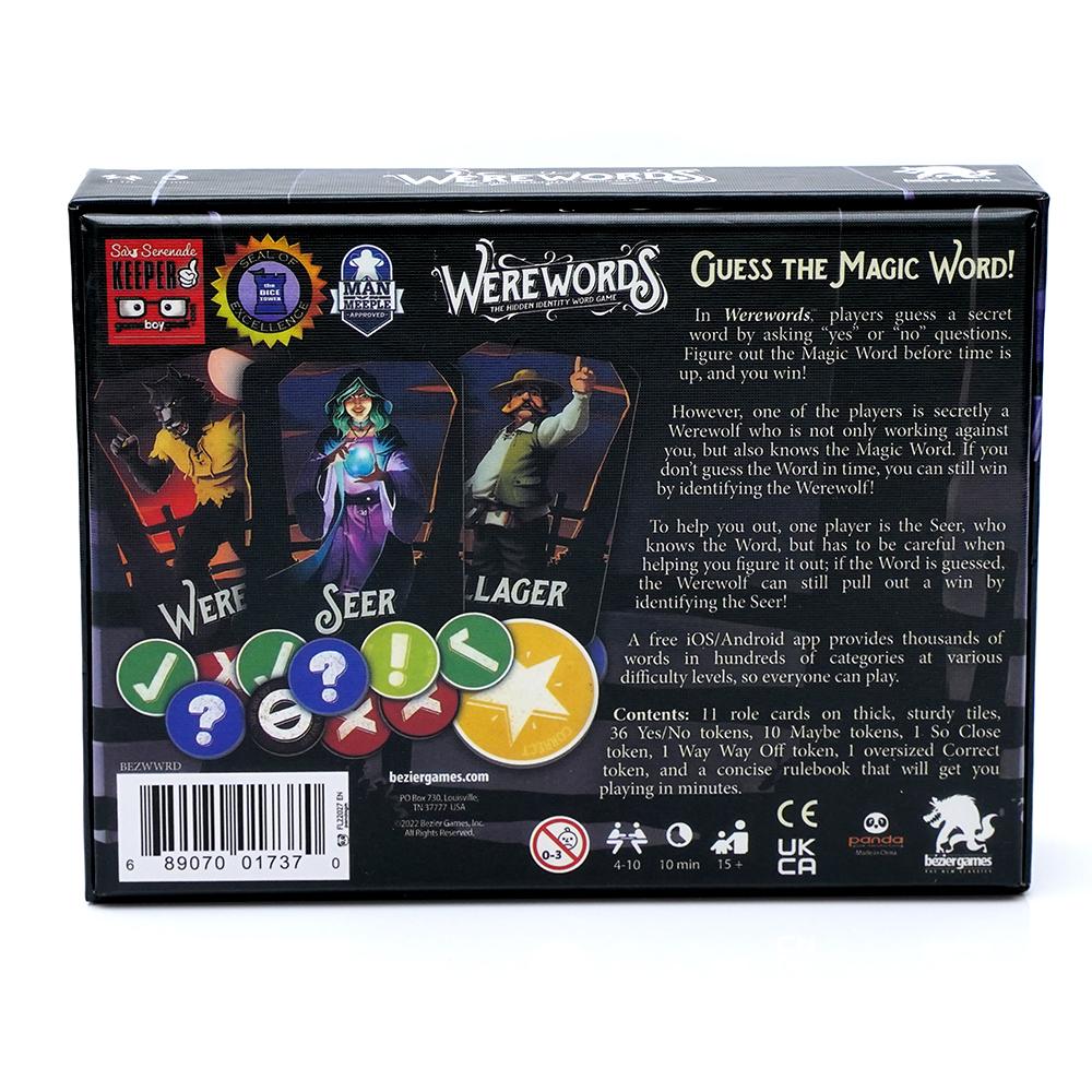 Werewords Board Game Fun for Families Engaging Social Deduction Party Game