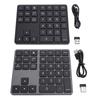 35 Keys Numeric Keyboard with Receiver 2.4G Wireless BT5.0 BT3.0 Number Keypad for OS X Laptop Deskt