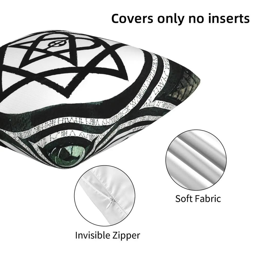 Him Band Album Heartagram Ville Valo Cool 2 Pcs Square Pillowcase Pillow Cover Cushion Throw Pillow For Home Sofa