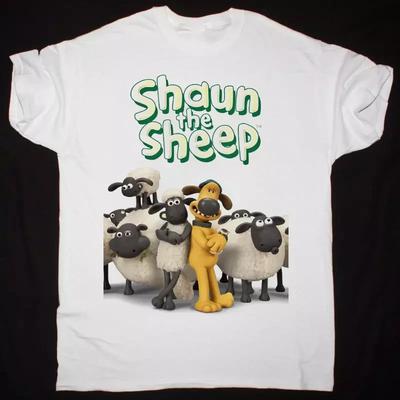 Fåret Shaun Filmen T-shirt Bomull Unisex T-shirt S-4XL