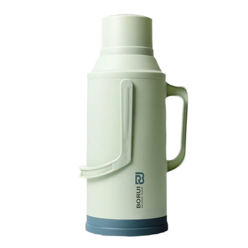 Insulated Large-Capacity Hot Water Bottle/Thermos Flask for Students & Dorms with Old-Fashioned Plastic Shell