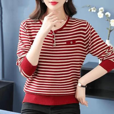 Damen Modisches und Vielseitiges Basis-Shirt-Top für Damen