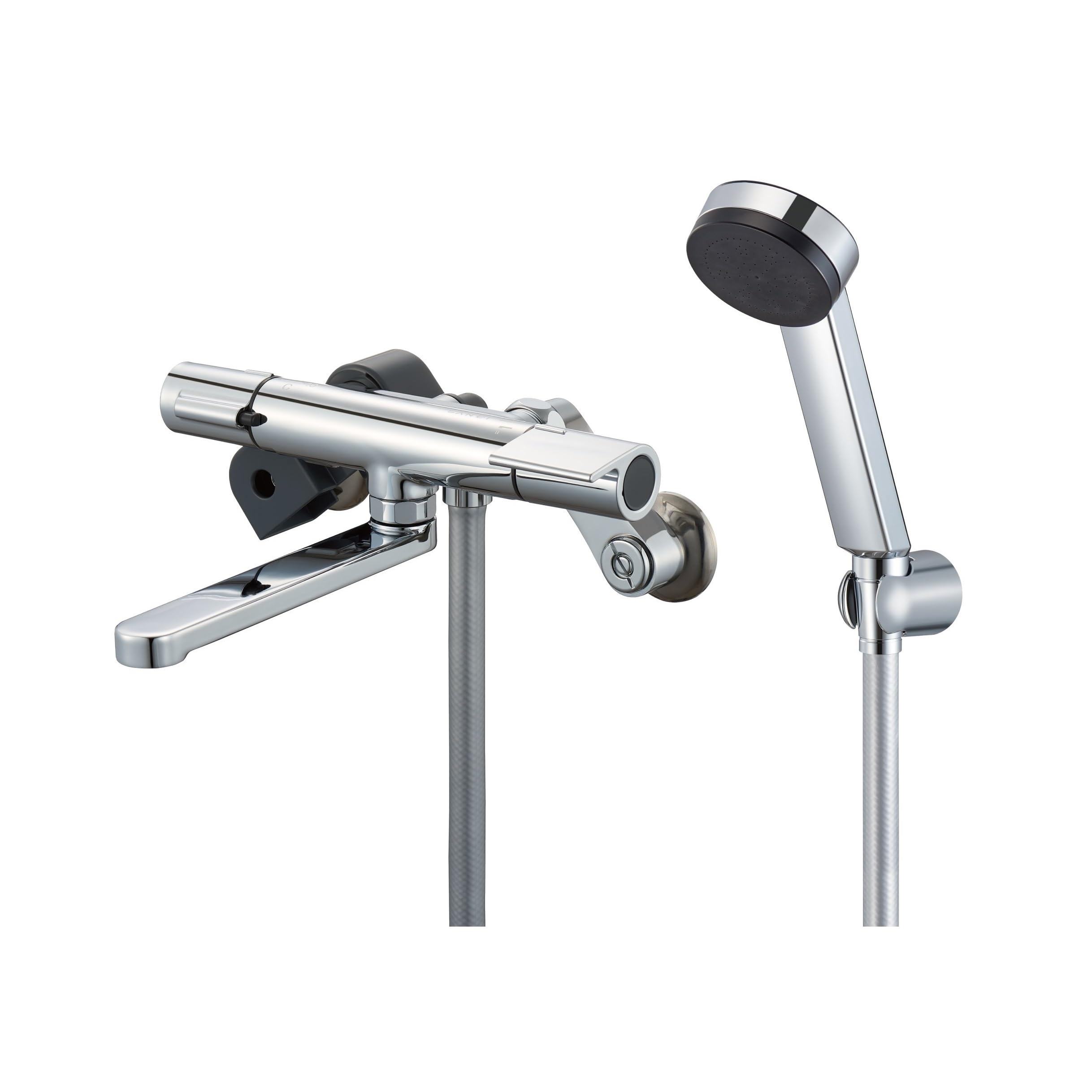 SANEI Thermo Shower Mixer Tap Water Saving Rate Increased Water 170mm Cold Climate Made in Shower Mixer Bathroom Tap - (approx. 30%), Pressure,